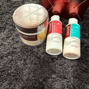 karseell Hair Treatment & Mask Set - Red, White, Cream
